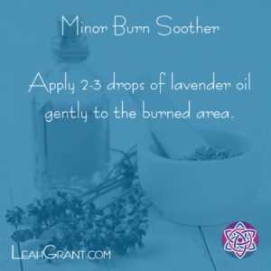 Aromatherapy 1 Minor Burn Soother 1 !